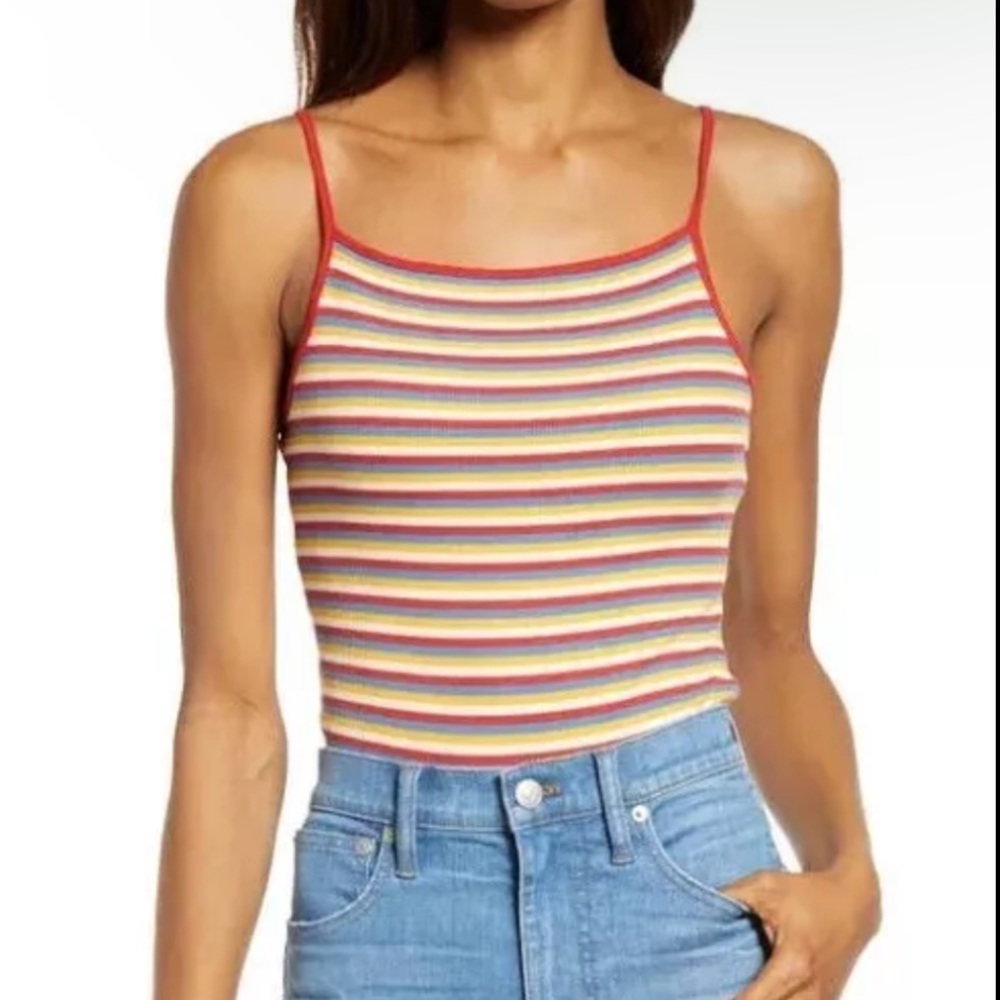 EUC! Adorable striped bodysuit